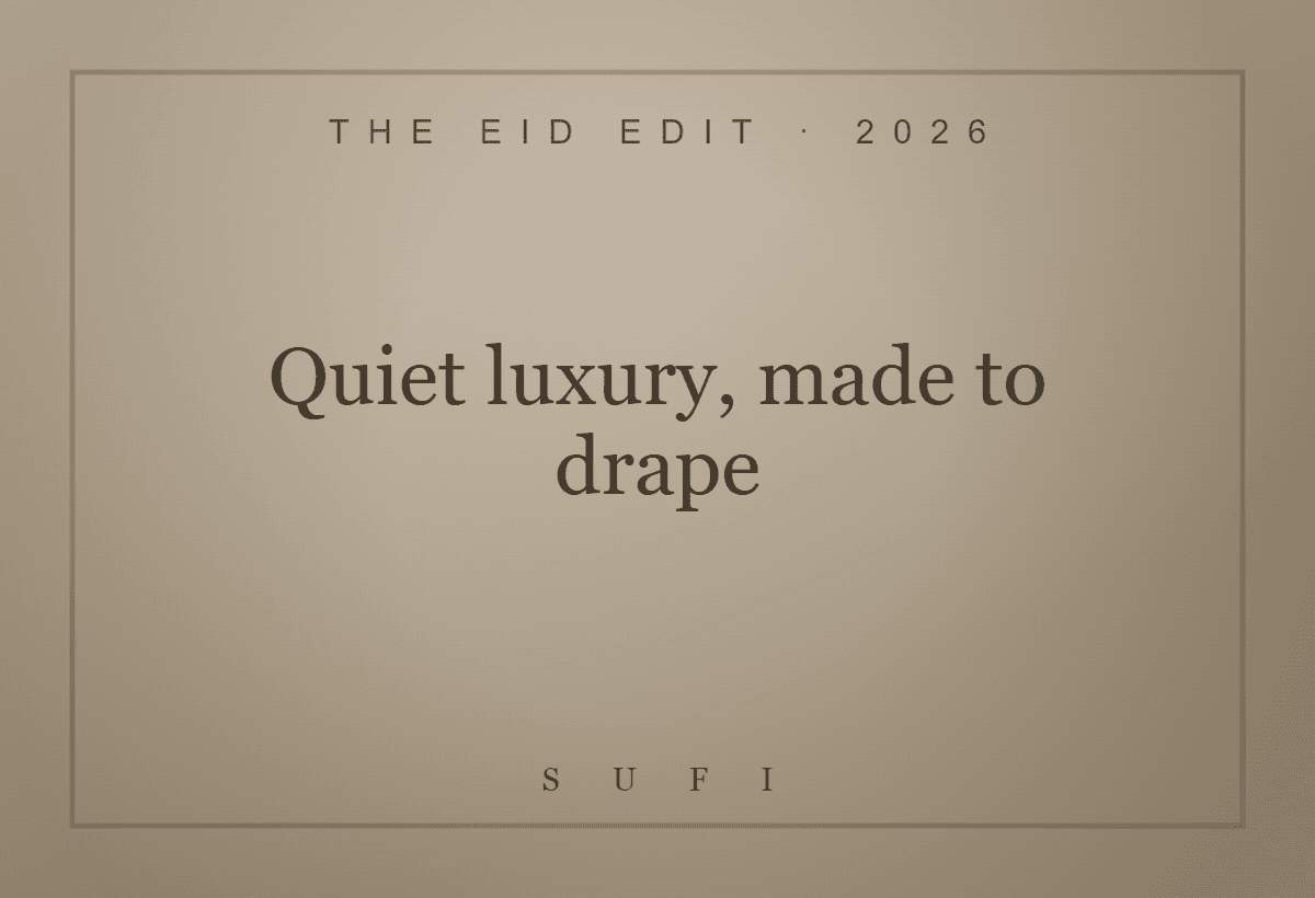 Quiet luxury, made to drape.