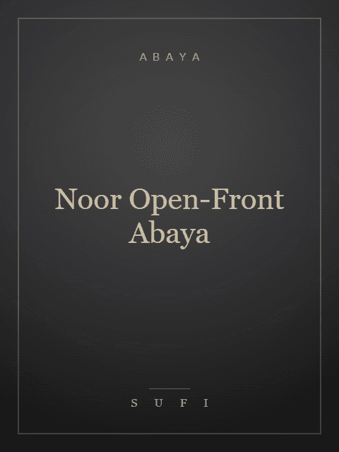 Noor Open-Front Abaya