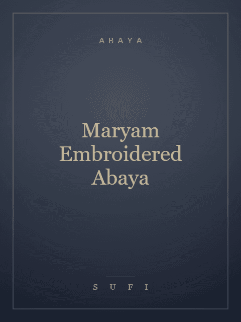 Maryam Embroidered Abaya