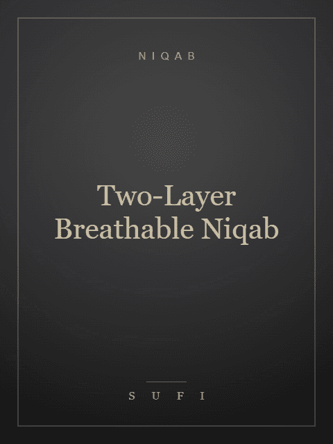 Two-Layer Breathable Niqab