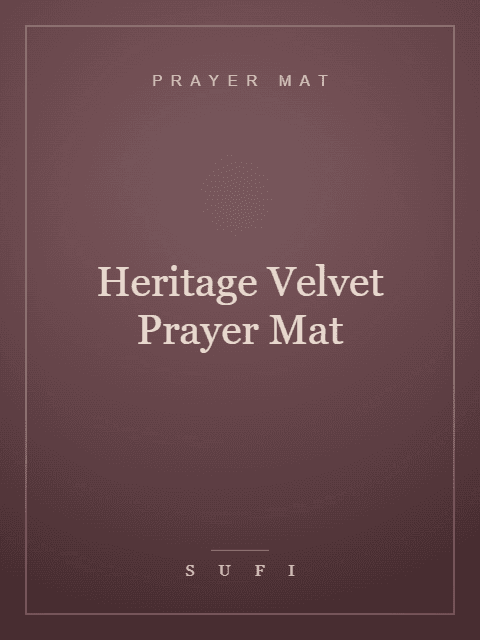 Heritage Velvet Prayer Mat